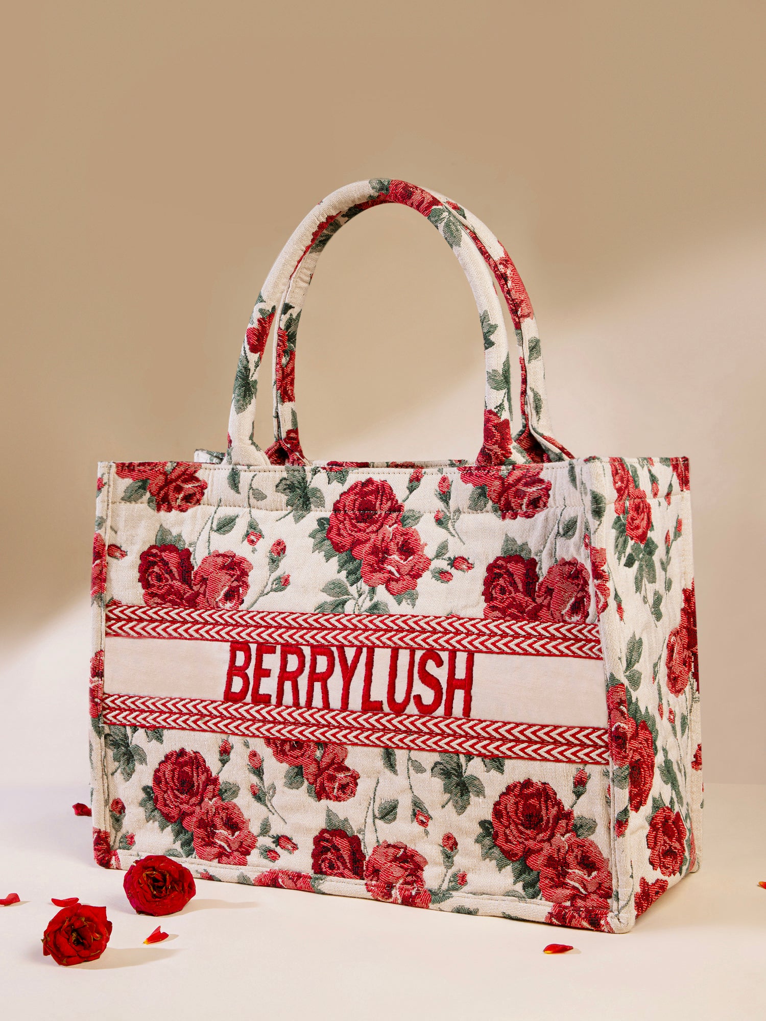 Berrylush Checked Tote Bag Handbags