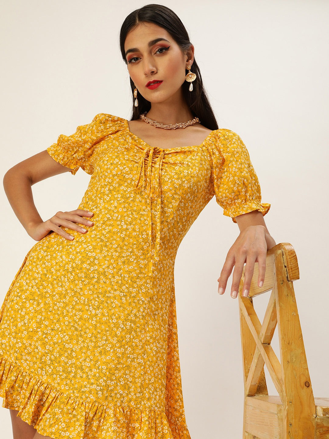 New on sale yellow dress