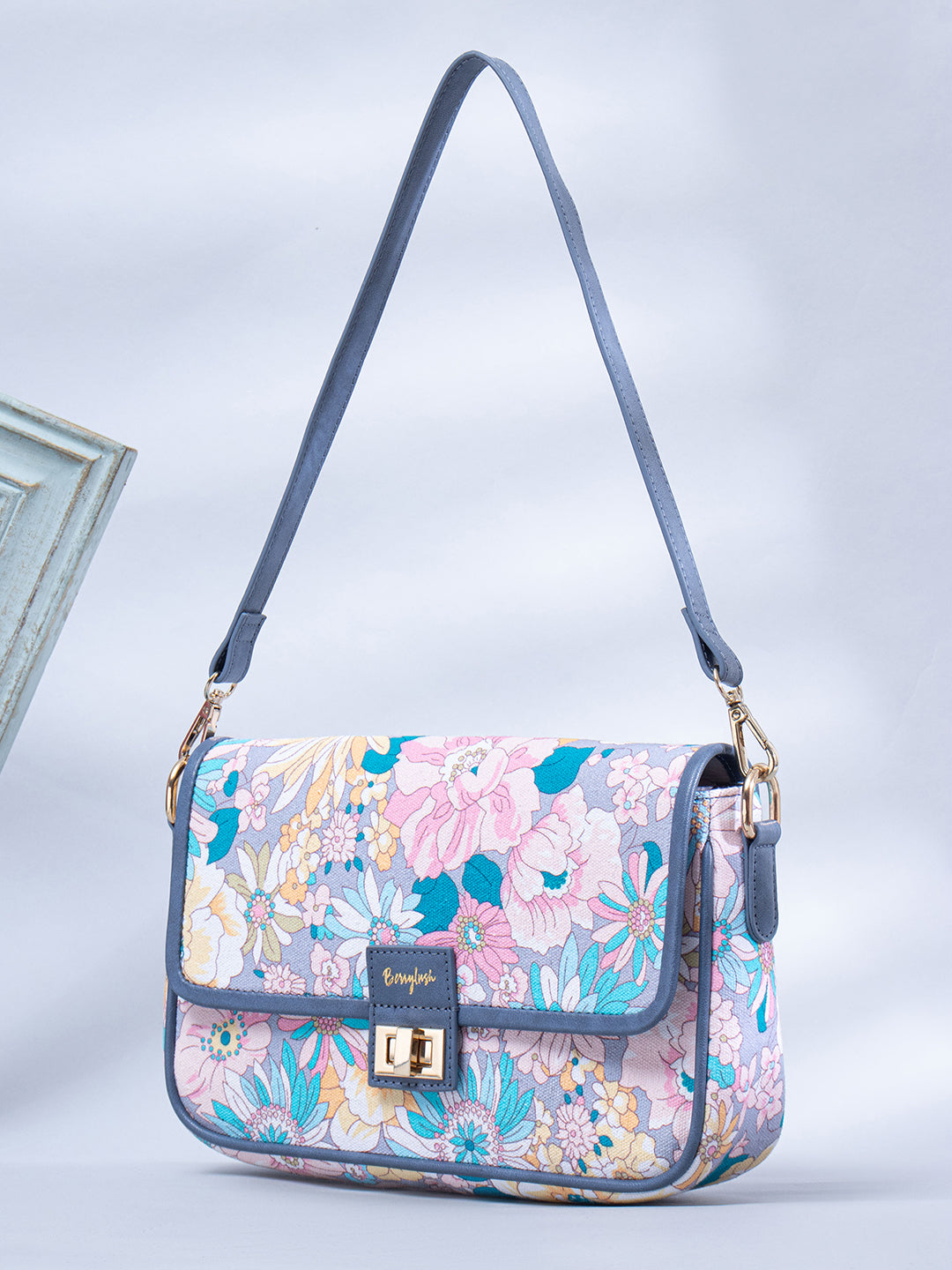 Floral best sale sling bag