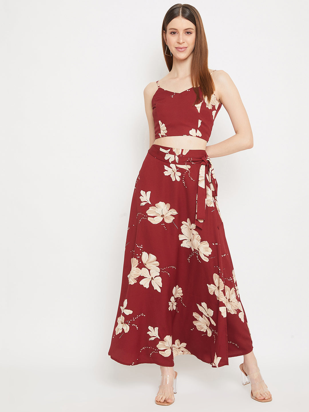 Two piece flower sales dress