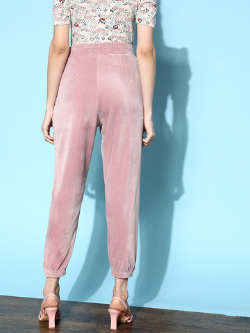 Zelie for She Dusty Pink Stretch High-Waisted Pants, Size 3X – The Plus Bus  Boutique