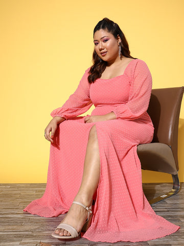 Plus size clearance split leg dress