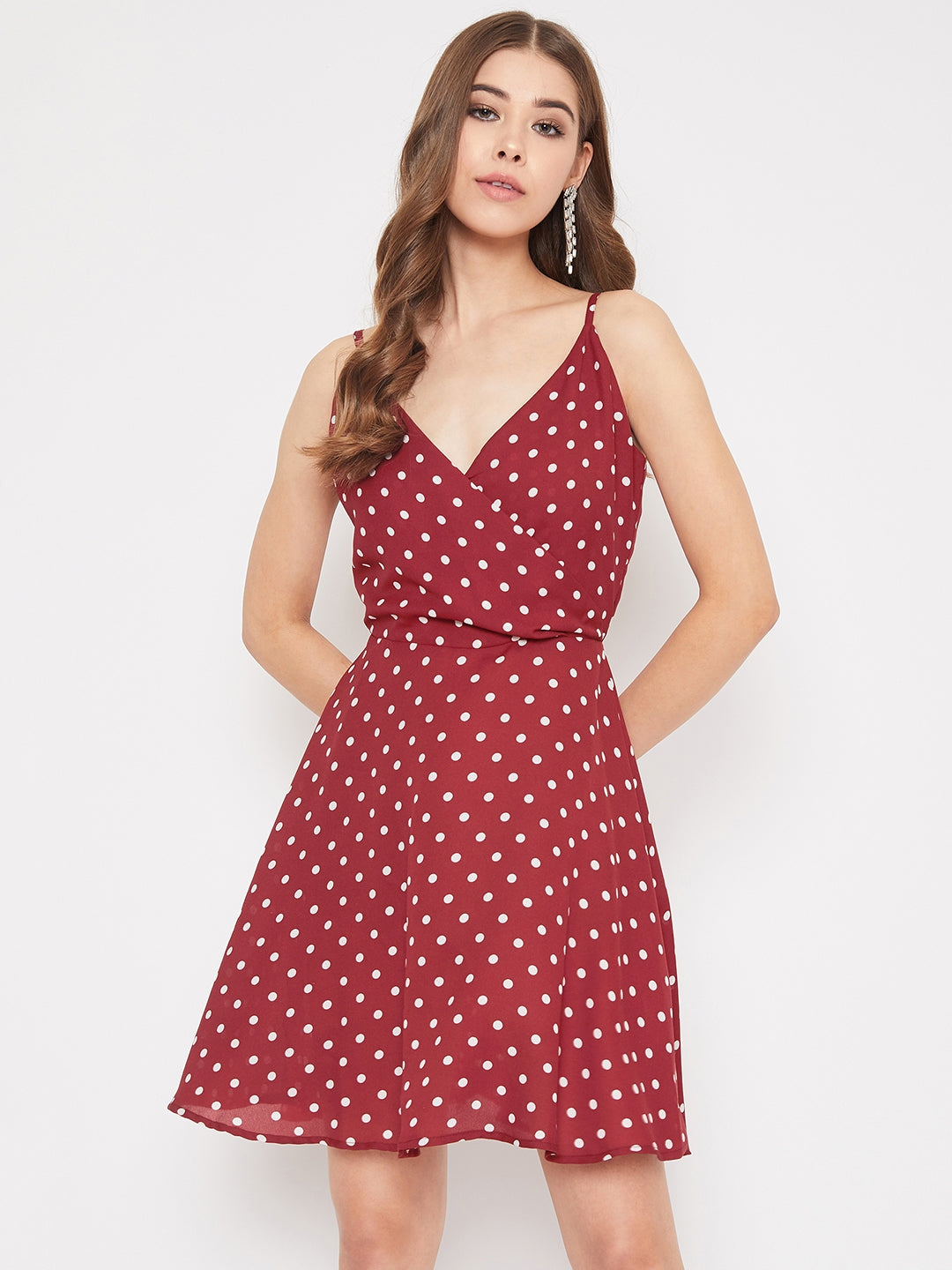 Red dot sale dress